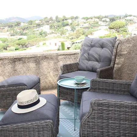 Duplex Vue Golf De Saint-tropez A 300m Apartment